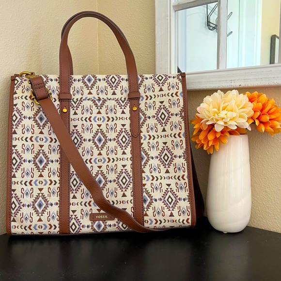 Fossil Handbags - Neutral Boho Fossil Carmen Tote